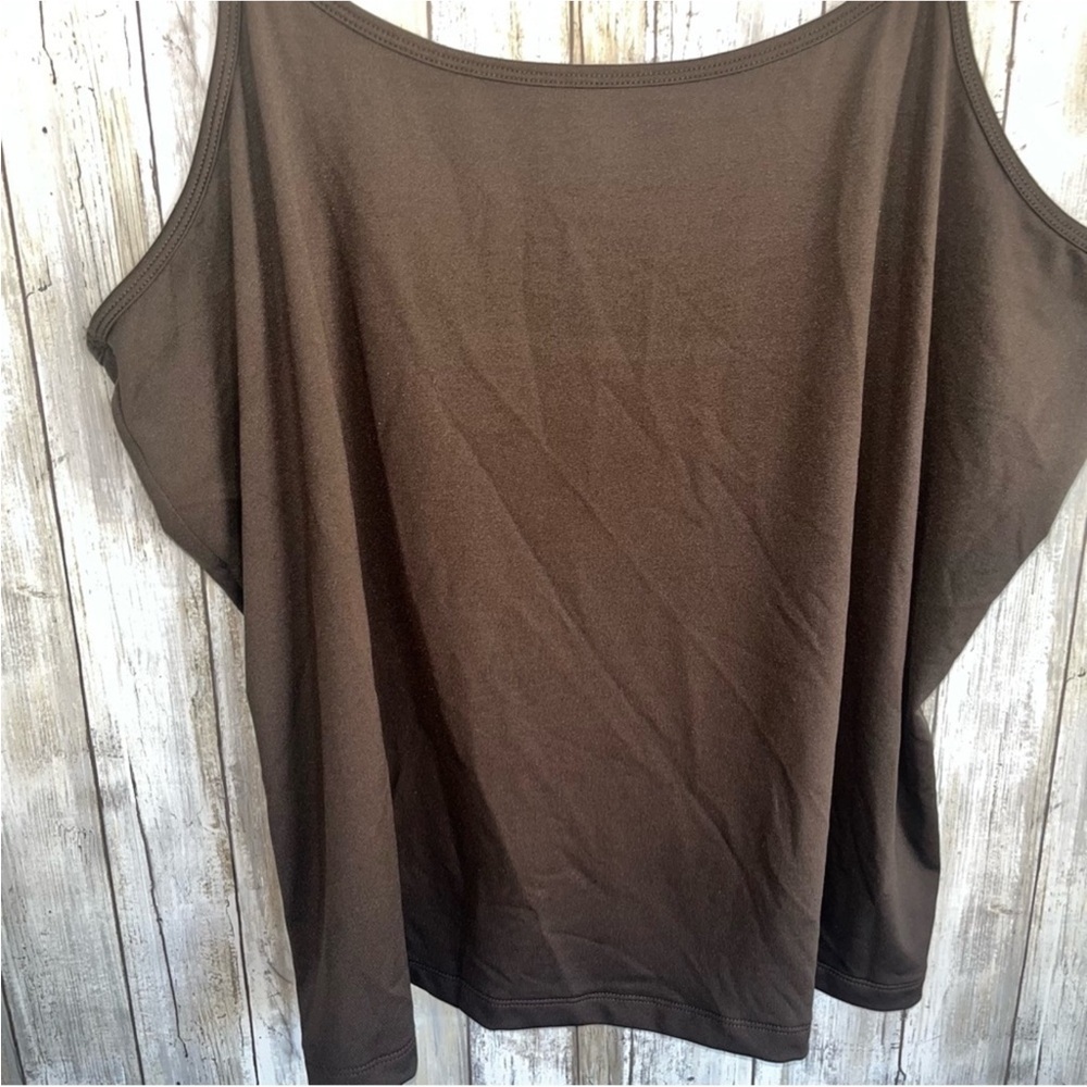 Lane Bryant Chocolate Cami Tank - Picture 3 of 4